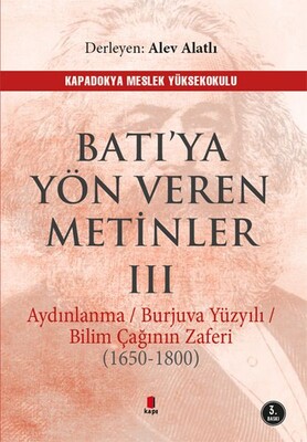 Batı’ya Yön Veren Metinler 3 - Kapı Yayınları