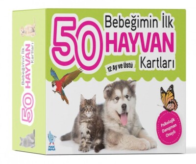 Bebeğimin İlk 50 Hayvan Kartları - Minik Damla