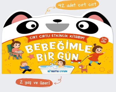 Bebeğimle Bir Gün - Cırt Cırtlı Etkinlik Kitabım (2+ Yaş) - Bi Kutu Oyun