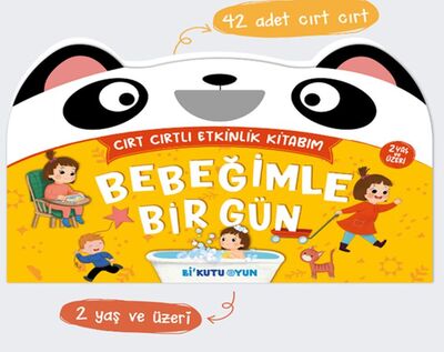 Bebeğimle Bir Gün - Cırt Cırtlı Etkinlik Kitabım (2+ Yaş) - 1