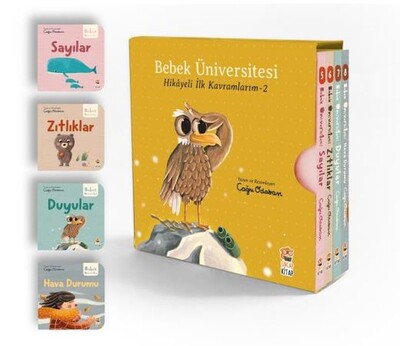 Bebek Üniversitesi Set 2 (4 Kitap) - Sincap Kitap