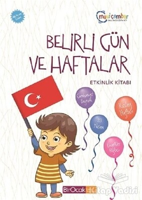 Belirli Gün ve Haftalar Etkinlik Kitabı (48 Ay ve Üzeri) - Mavi Çember Okul Öncesi Eğitim - Bir Ocak Yayınları