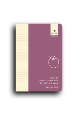 Ben De Öyle Serisi Büyük Boy Lavanta Konsept Defter - 1