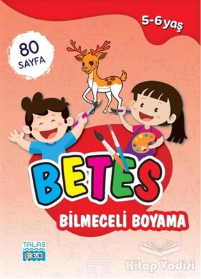Betes Bilmeceli Boyama - Talas Yayınları
