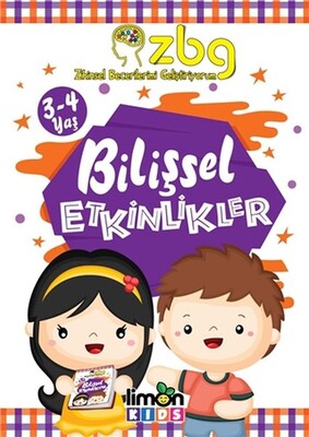 Bilişsel Etkinlikler ZBG 3-4 Yaş - LimonKIDS