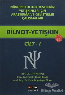 Bilnot - Yetişkin (2 Cilt Takım) - Eğitim Yayınevi