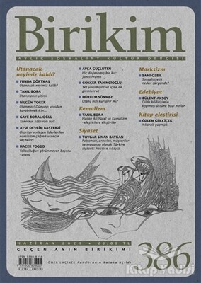Birikim Aylık Edebiyat Kültür Dergisi Sayı: 386 Haziran 2021 - Birikim Yayınları