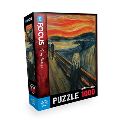 Blue Focus 1000 Parça Puzzle Çığlık - Blue Focus