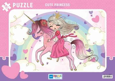 Blue Focus Cute Princess (Sevimli Prenses) - Puzzle 30 Parça - Blue Focus