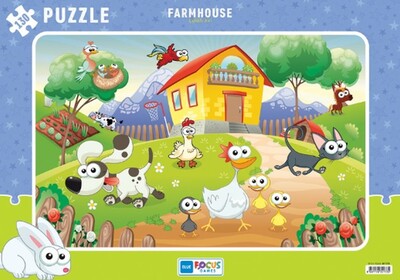 Blue Focus Farmhouse (Çiftlik Evi) - Puzzle 130 Parça - Blue Focus