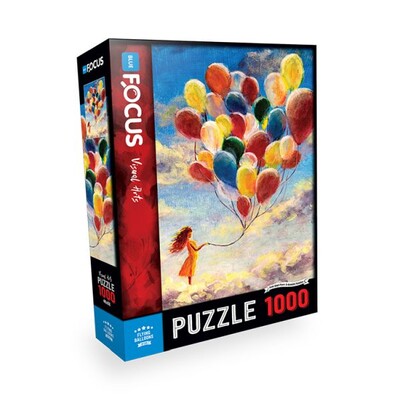 Blue Focus Flyıng Balloons - Puzzle 1000 Parça - Blue Focus