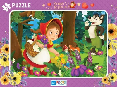 Blue Focus Kırmızı Başlıklı Kız - Puzzle 72 Parça - Blue Focus