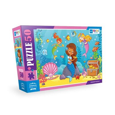 Blue Focus - Mermaid (Deniz Kızı) - Puzzle 50 Parça - 1