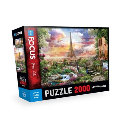 Blue Focus Paris - Puzzle 2000 Parça - 1