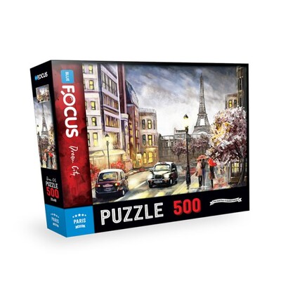 Blue Focus Paris - Puzzle 500 Parça - Blue Focus