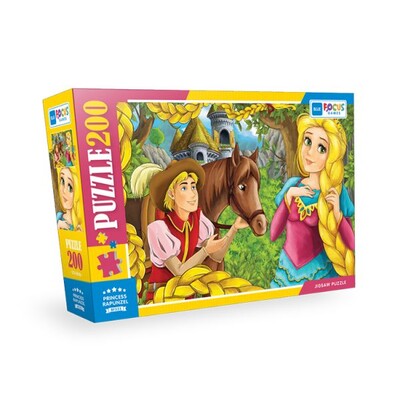 Blue Focus Princess RapunzeL (Prenses Rapunzel) - Puzzle 200 Parça - Blue Focus