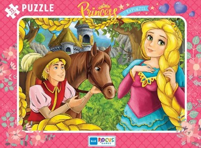 Blue Focus Princess Rapunzel - Puzzle 72 Parça - Blue Focus