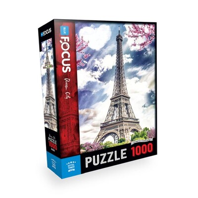 Blue Focus Puzzle Eyfel Kulesi 1000 Parça - Blue Focus