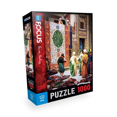 Blue Focus Puzzle Halı Tüccarı 1000 Parça - Blue Focus