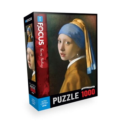 Blue Focus Puzzle İnci Küpeli Kız 1000 Parça - Blue Focus