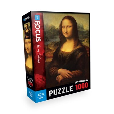 Blue Focus Puzzle Mona Lisa 1000 Parça - Blue Focus