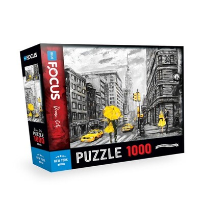 Blue Focus Puzzle New York 1000 Parça - Blue Focus