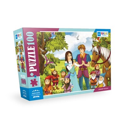 Blue Focus Snow White (Pamuk Prenses) - Puzzle 100 Parça - Blue Focus