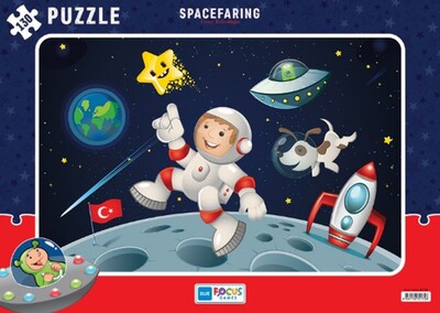 Blue Focus Spacefaring (Uzay Yolculuğu) - Puzzle 130 Parça - Blue Focus