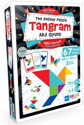 Blue Focus Tangram, Akıl Oyunu - The Anchor Puzzle - Blue Focus