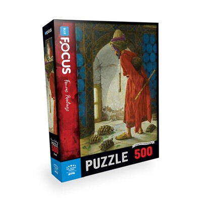 Blue Focus The Tortoise Trainer (Kaplumbağa Terbiyecisi) - Puzzle 500 Parça - Blue Focus