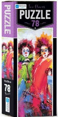 Blue Focus Two Clowns - Puzzle 78 Parça - Blue Focus