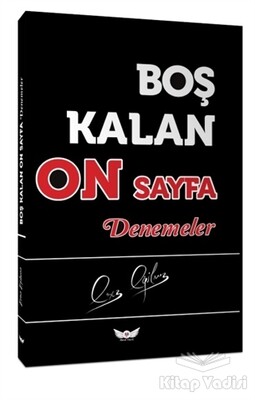 Boş Kalan On Sayfa - Denemeler - Minel Yayın