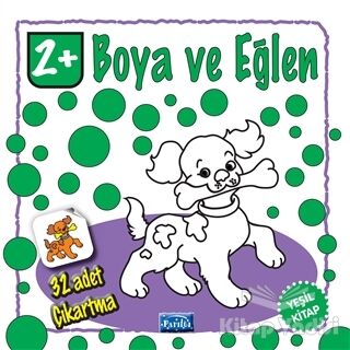 Boya ve Eğlen Yeşil Kitap - 1