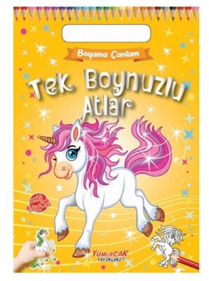 Boyama Çantam - Tek Boynuzlu Atlar - Yumurcak Yayınları