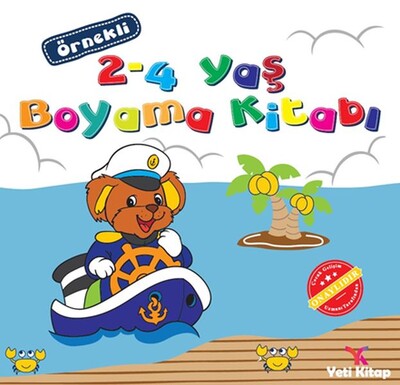 Boyama Kitabı 2 4 Yaş - Yeti Kitap