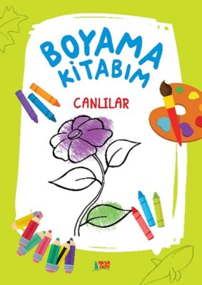 Boyama Kitabım - Canlılar - Minik Ada Yayınları