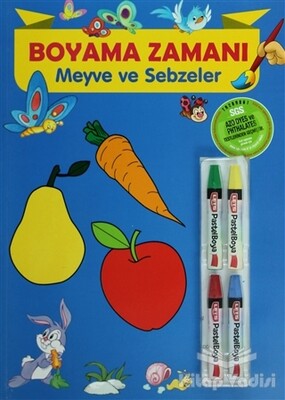 Boyama Zamanı: Meyve ve Sebzeler - Parıltı Yayınları