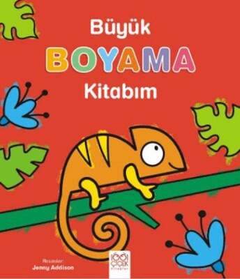 Büyük Boyama Kitabım - 1001 Çiçek Kitaplar