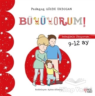 Büyüyorum - Bebeğimle Okuyorum 9-12 Ay - Masalperest Yayınevi