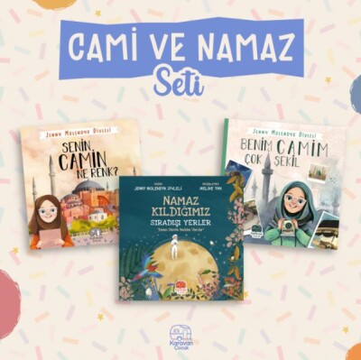 Cami ve Namaz Seti (3 Kitap) - Karavan Çocuk