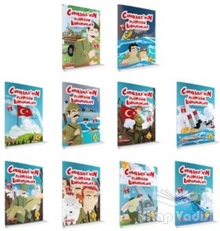 Çanakkale'nin Ölümsüz Kahramanları (10 Kitap Set) - Damla Yayınevi