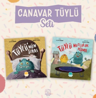 Canavar Tüylü Seti (2 Kitap) - Karavan Çocuk