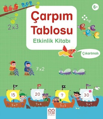 Çarpım Tablosu Etkinlik Kitabı - 1001 Çiçek Kitaplar