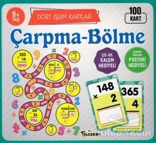 Çarpma-Bölme / Dört İşlem Kartlar 9+ Yaş - 1