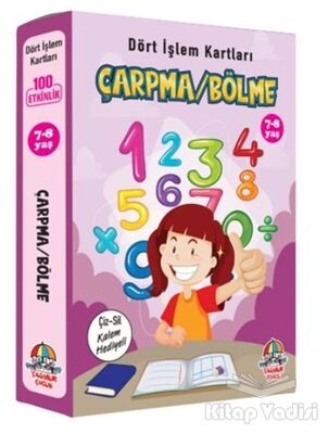 Çarpma Bölme - Dört İşlem Kartları 7-8 Yaş - 1