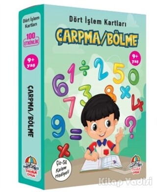 Çarpma Bölme - Dört İşlem Kartları 9+ Yaş - Yağmur Çocuk