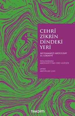 Cehri Zikrin Dindeki Yeri - Takdim Yayınları