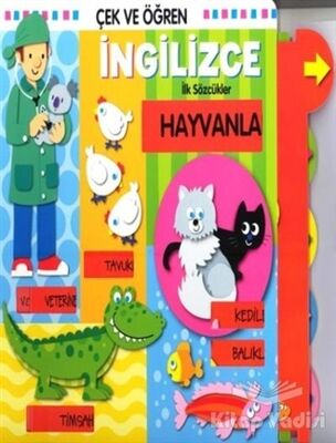 Çek ve Öğren İngilizce İlk Sözcükler - Hayvanlar - 1