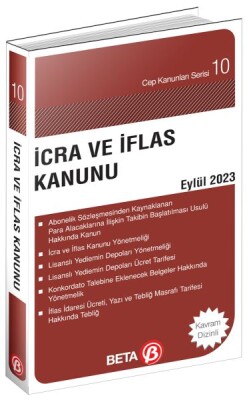 Cep 10 - İcra ve İflas Kanunu - Beta Basım Yayım