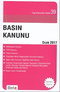 Cep 39 - Basın Kanunu - Beta Basım Yayım